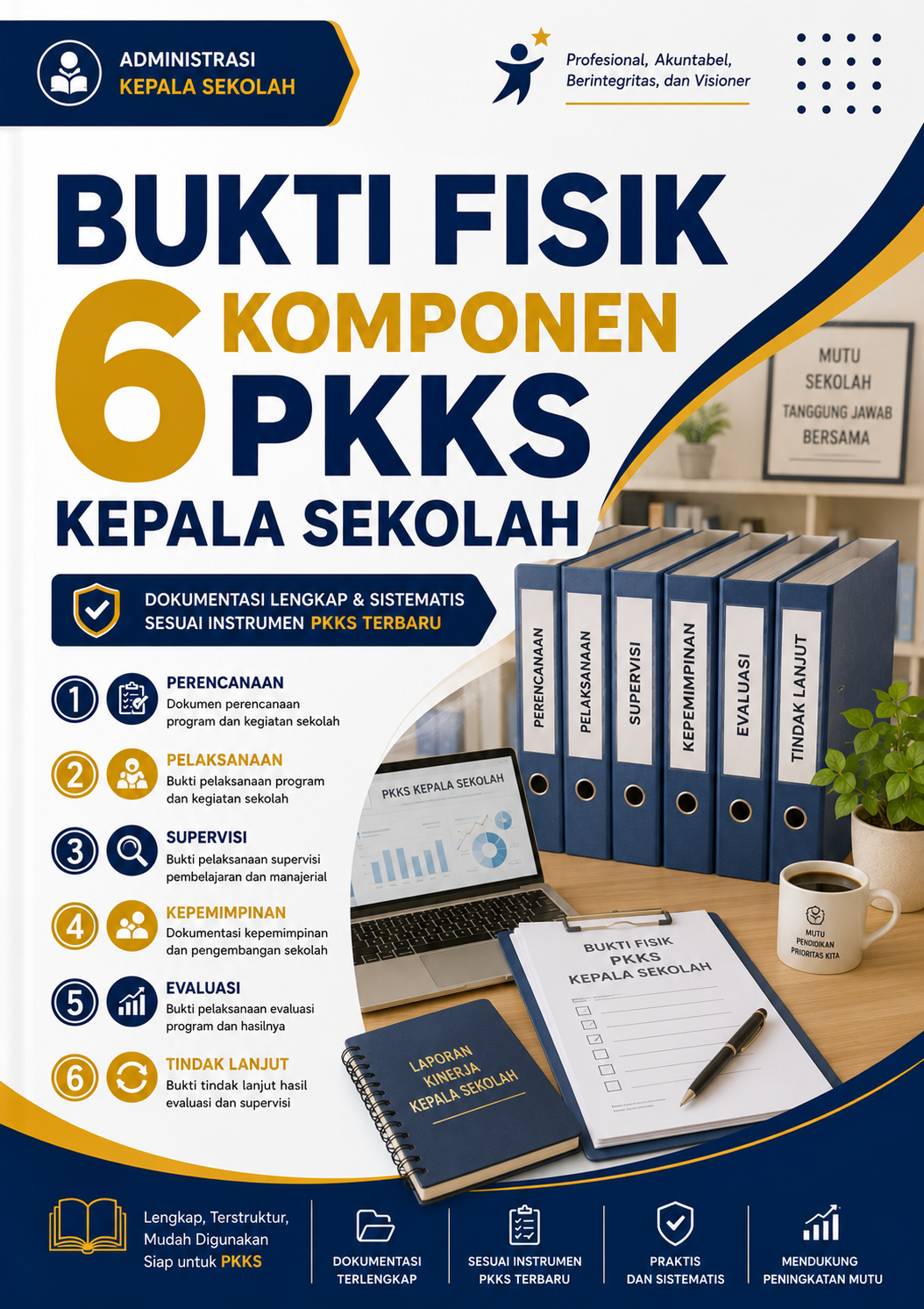 BUKTI FISIK 6 KOMPONEN PKKS KEPALA SEKOLAH